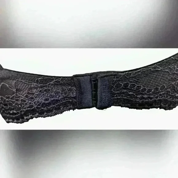 Calvin Klein T-Shirt Bra Black With Lace 34D - Picture 5 of 8